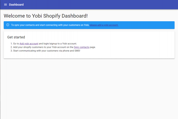 Integrate Shopify to Yobi