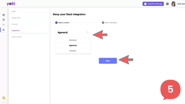Integrate Slack